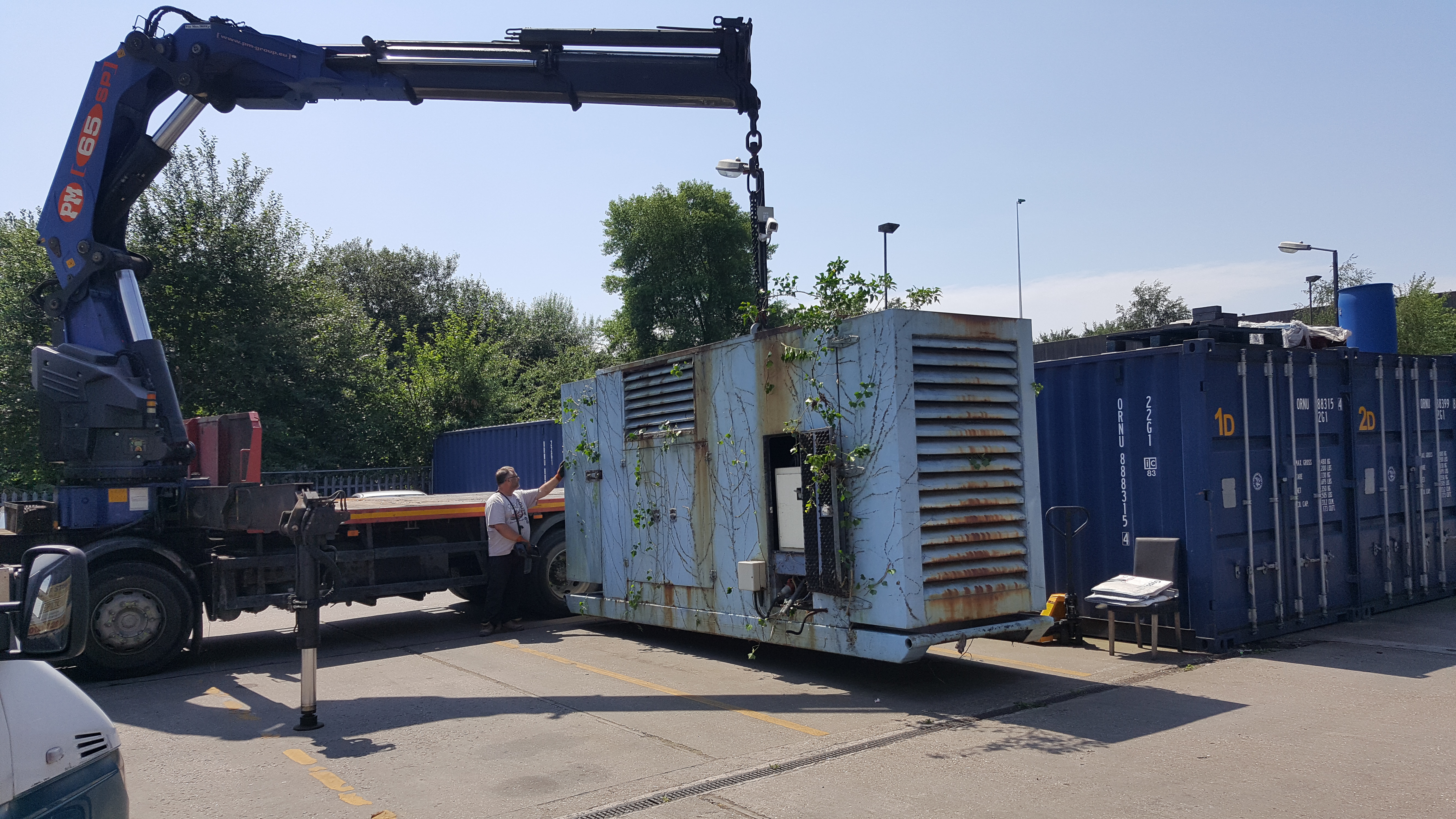 Diesel Generator Removal